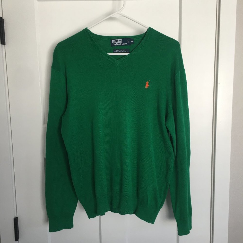 Polo Ralph Lauren Mens Sweater - 100% Pima Cotton
